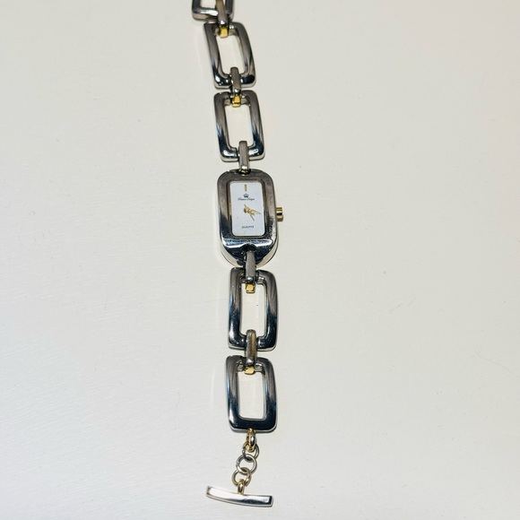 Premier Designs Rectangular Two-tone Watch - Picture 5 of 6